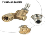 Pressure Washer Nozzle For 360 Degree Pivoting Coupler Cleaning Connector Smile Home V1189-LWWAL-20260327-04477