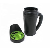 Garden Lawn Seed Spreader and Snow Salt Dispenser Portable Handheld Seeder V888-ELOSUNG13781