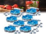 2pcs Dice Ice Cube Mold, 3D Silicone Ice Cube Tray Sieve Ice Mold Summer Frozen Silicone Trays Easy V1369-AZ3-W-04551
