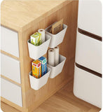 4-piece box set for kitchen cabinet doors, self-adhesive box for wall mounting, V1259-DP01-BO-298