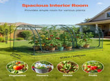 Crop 2.48 x 1.2 x 1.2 m Plant Protection Tent with Zippered Door, Wind-Resistant Tall Crop V952-ZZBHZ1PCS984ZQZ2F001V0