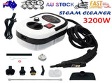 Steam Cleaner 3200W Portable Handheld High Pressure Steamer for Car Home Kitchen V201-CLR3200WH8AU