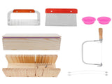 9PCS/Set 1200ml Silicone Soap Molds Kit Wood Bread Cutter DIY Soap Making Cutting Tool V1294-YM0901-3118210069211