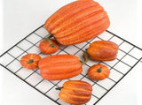 7PCS Simulation Pumpkin Model Artificial Pumpkin Decoration Home Table Decor for Thanksgiving and V1294-YM0717-10122796