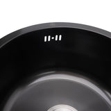 Undermount Small Kitchen Sink Professional Nano Black Stainless Steel Single Bowl Kitchen Bar Sink V1294-YM0901-3118240116211