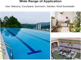 30% Sunblock Shade Garden Shade Mesh Tarp with Eyelets and Ropes UV Resistant Sunblock Shade V1188-ZC-DLL-501