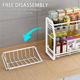 3-Tier Detachable Spice Rack Storage Organiser for Kitchen Countertop V178-36111