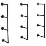 VEVOR Industrial Pipe Shelf 4 Tier 3PCS 11.8in W Wall-Mount Planks NOT Included V952-JSGZWJYGWMBHRV3CYV0