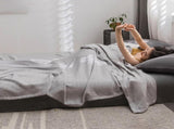 59x39" 100% Cottons Blanket, Soft and Breathable Bed Blanket, Multi-functional Bed Blanket for All V1189-WXFWAL-20260319-00934