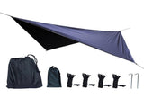 Camping Tarp Tent Tarp Awning Accessories Lightweight Hammock Canopy Rain Awning - Black V1308-DSZKI-1014-3