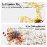 Christabelle Light Up Christmas Reindeer Display Indoor Outdoor Decoration Warm White LED Light 112_MHA603