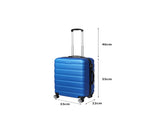 Slimbridge 20" Carry On Luggage Case Blue 20 inch LG1009-20-BL_NZ