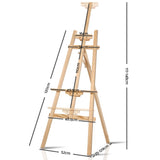 Artiss Painting Easel Pine Wood 147cm WOOD-B-EASEL-NEW-2019-NT