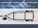 26FT Trailer Wiring Harness Kit, 4 Pin 5 Trailer Wiring Harness, Boat Trailer Wiring Harness, 5 V1258-DP02-WO-33