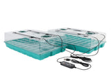 Plant Starter Tray Propagator Plant Greenhouse Grow Kit with 4 Tube Grow Light USB Connector Plant V1294-YM0901-3111250028711