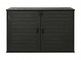 Gardeon Outdoor Storage Box 1170L Container Lockable Cabinet Tool Organizer Shed Black OSB-1170L-ABK