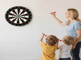 Dart Board, High-Grade Self-Healing Sisal Fiber Dartboard with Staple-Free Bullseye, Blade Wire & V952-JMFBPFZJM1357B09N001V0