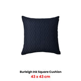 Bianca Burleigh Ink Square Filled Cushion 43 x 43cm V442-BCA-CUSHION-BURLEIGH-INK-SQ