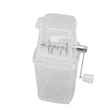 Hand Cranked Ice Crusher Clear Rustproof Multifunctional Manual Ice Crusher for Home Kitchen V1294-YM0523-3113220055511