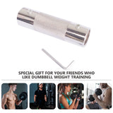 Worgeous Dumbbell Connector for Dumbbells Connecting Bar Work Silver V1189-LWWAL-20260327-03449