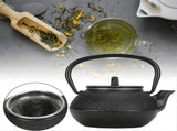 Iron Tea Pot with Stainless Steel Infuser Cast Japanese Teapot Oolong Puer Kettle 300ML V1369-AZ3-W-15420