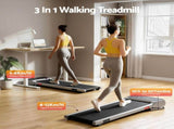 Everfit 3 in 1 Walking Pad Treadmill 20% Auto Incline Under Desk Treadmills for Home Gym With 40cm TMILL-400-AINC-SI