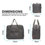 Shopper Bag Travel Duffle Bag Foldable Laptop Luggage Nylon KO-BOSTON KHAKI V274-GM-KOEBAG-BOS-KAK