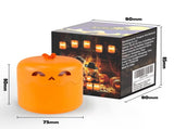 Dual-Expression Halloween Pumpkin Night Light with 360&deg Warm Glow, Rechargeable and Portable for V1341-ZY-CE5TWCRF-2PCS