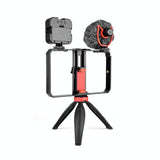 Vlogging Video Rig With Led Light Mic & Tripod PRL-6111ACD
