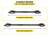 PTO Shaft PTO Drive Shaft 1-3/8" x 6 Spline Ends Round End T4 43"-61" V952-CDZT4B11004055001V0