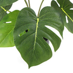 Potted Artificial Split Philodendron Plant With Real Touch Leaves 35cm V77-8870011