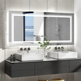 Interior Ave - 120 x 80cm Rectangle Frameless LED Bathroom Mirror V355-IA-RWM-12080