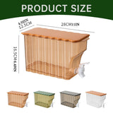 Drink Organizer for Fridge Drink Dispenser For Fridge Beverage Liquid Drink Container For Party 1 V1369-AZ3-W-17577