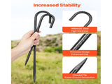 Rebar Stakes, 406.4 mm, Heavy-Duty 10 mm Diameter J Hook, Galvanized Steel Ground Anchors with V952-LWDDJG16YC10U07F7001V0