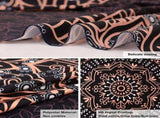 Pink Cat Ear Sunset Projection Lamp and 150x200cm Black Mandala Tapestry Combo - USB Powered ABS V888-ELOSUNG53521