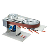 Belt Grinder Sander 72 x 2-Inch Belt Polisher with VFD 3 Grinding Moulds V952-SDMC1500W728DDD10V3