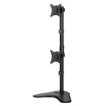 Artiss Monitor Arm Stand Dual Mount HD LED TV Bracket Holder Freestanding MA-B-D-T02-BK