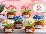 6 Pcs Employee Appreciation Gifts Bulk for Team Coworkers Thank You Positive Handmade Crochet Doll V1259-DP01-A-4810