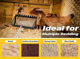 Chicken Poop Scooper, 10inch Large Chicken Poop Scooper Head for Sand, 62-Inch Long Handle Chicken V1192-AZ-W-20814