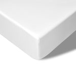 Accessorize 400TC White Bamboo Cotton Fitted Sheet 40cm Wall King Single V442-HIN-FITTEDS-BAMBOOCOTTON40CM-WHITE-KS