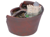 Succulent Plants Flowerpot Resin Mini House Flower Planter Container Home Decor V1294-YM0901-3111200296311