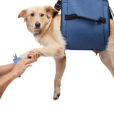 Dog Carry Sling, Emergency Backpack Pet Legs Support & Rehabilitation Dog Lift Harness for Nail V1192-AZ-W-3108