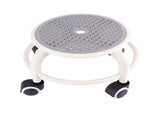 Round Rolling Low Stool Comfortable Universal Wheel Movable Mini Stool High Weight Capacity for Home V1294-YM0706-3116230016214