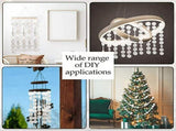 360Pcs 2 Inch Round Capiz Shells with 2 Holes Round Natural Shell White Shells for Wind Chimes V1192-AZ-W-28563