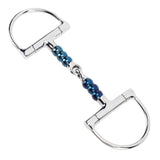 Horse Bit Stainless Steel 125mm Anti Biting Horse Mouth D Ring Snaffle Bit for Horse Farm V1294-YM0706-3111230208711