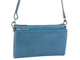 Pierre Cardin Ladies Cross Body Bag Leather Clutch Shoulder Sling Womens - Tropical V563-PC2854-TROPICAL