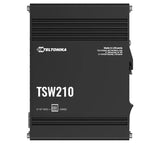 Teltonika TSW210 Industrial Ethernet Switch, 2x SFP Ports, 8x Gigabit Ethernet Ports with speeds of V1202-V2-NHT-TSW210-DIN-RAIL