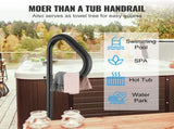 Hot Tub Handrail, 360 Rotatable Spa Side Handrail with 35"-57" Adjustable Height, Rust-proof V952-RSYGFS57INCHO7V0BV0