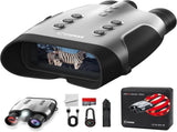 CIGMAN True 4K Night Vision Binoculars,Infrared Goggles with Full-Color Low-Light Imaging, 7-Layer V413-CNV-PRO