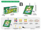 3-in-1 Kids Golf Putting & Tossing Game Set for Indoor/Outdoor Family Fun Includes Stainless Steel V1341-ZY-SA5HBJHP-B